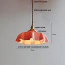 Helnys Nordic Glass Copper LED Pendant Light Fixture Modern Hang Lamp