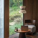 Helnys Yellow Travertine LED Pendant Light: Modern Nordic Acrylic Hang Lamp