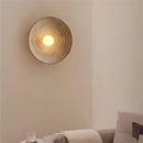 Helnys LED Round Wall Lamp Sconce Japanese Style Indoor Decor Light
