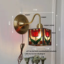 Helnys Cube LED Wall Sconce Copper Glass E27 Vanity Light