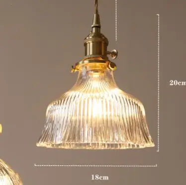 Helnys Blue Glass Pendant Lights for Bedroom Dinning Living Room