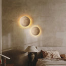 Helnys Yellow Travertine LED Wall Lamp for Living Room, Stair, Bathroom